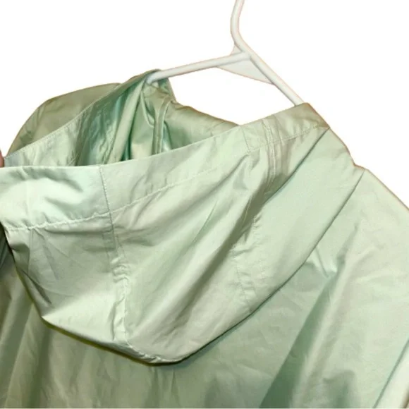 NWT Adidas Women's Small Green WIND.RDY Zip Up Hooded Sporty Windbreaker Jacket - Picture 12 of 16